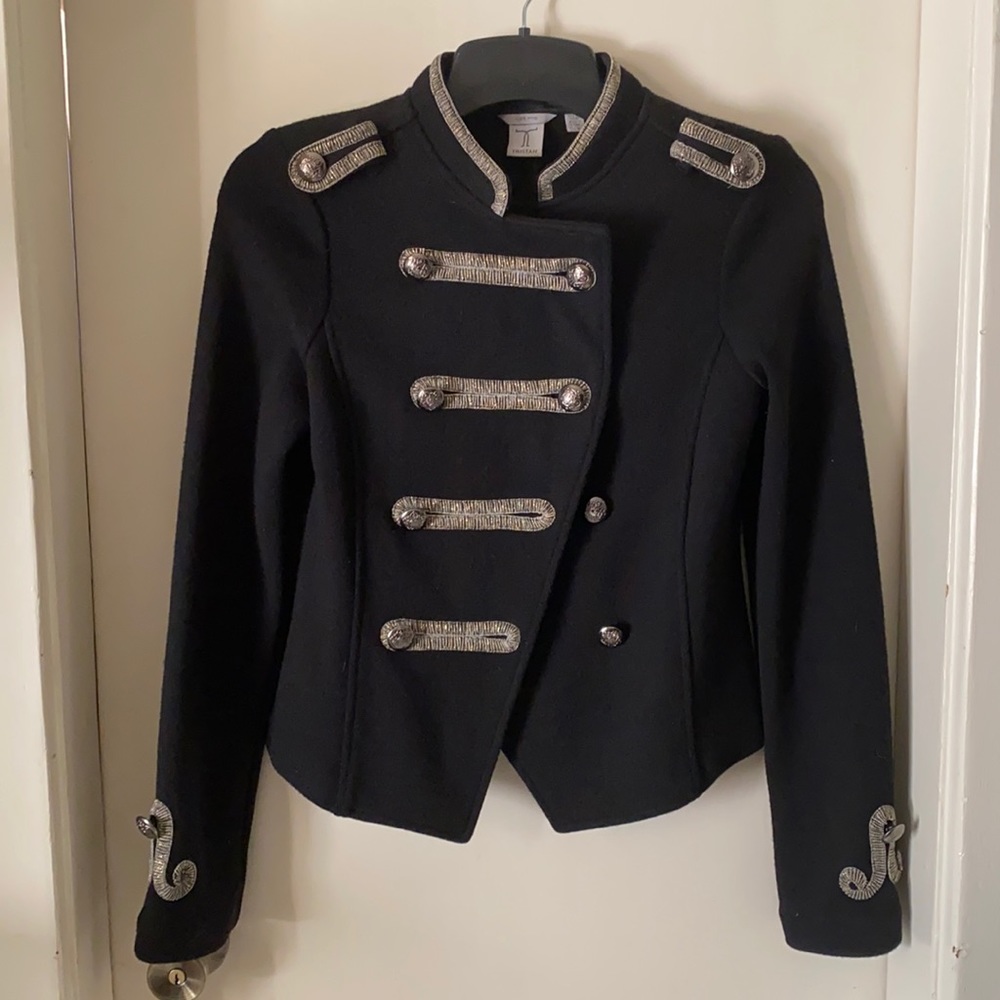 Military-Style Embroidered Jacket by Tristan